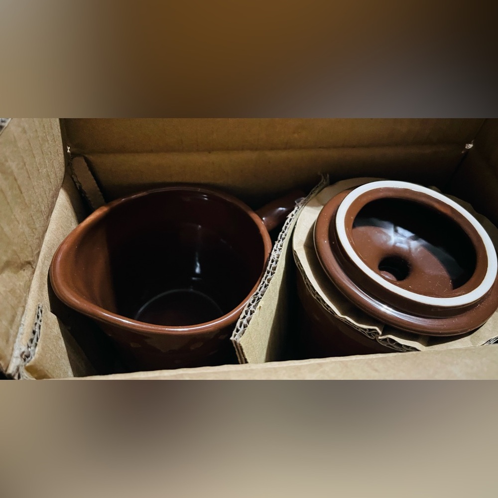 Sorrento Debby Segura Creamer Sugar Bowl With Lid Tan/Brown 🤎 2001 - Picture 3 of 4